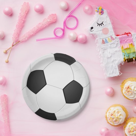 Voetbal Verjaardag thema Papieren Bordje (Feest)