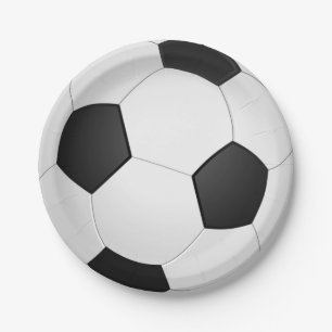 Voetbal Verjaardag thema Papieren Bordje