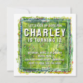 Voetbal Verjaardag Uitnodiging - Football Party (Voorkant)