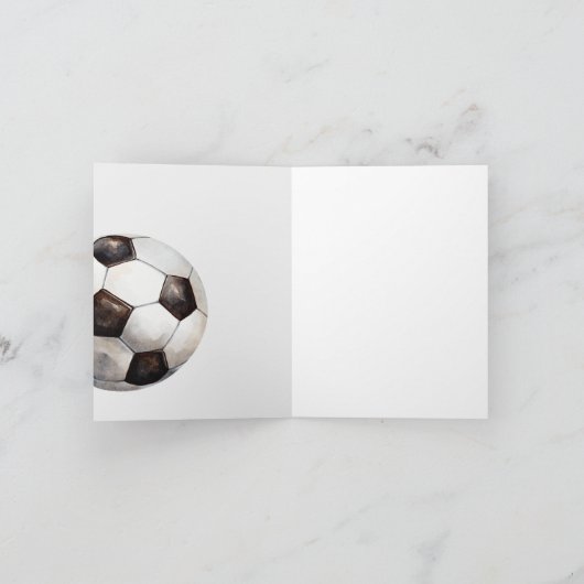 Voetbal Verjaardag Uitnodiging, Jongens Football P (Binnen)