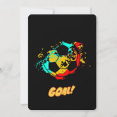 VOETBAL VERJAARDAG UITNODIGING VOOR JONGENS (Achterkant)