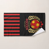 voetbal verjaardagscadeaus bad handdoek (Handdoek)