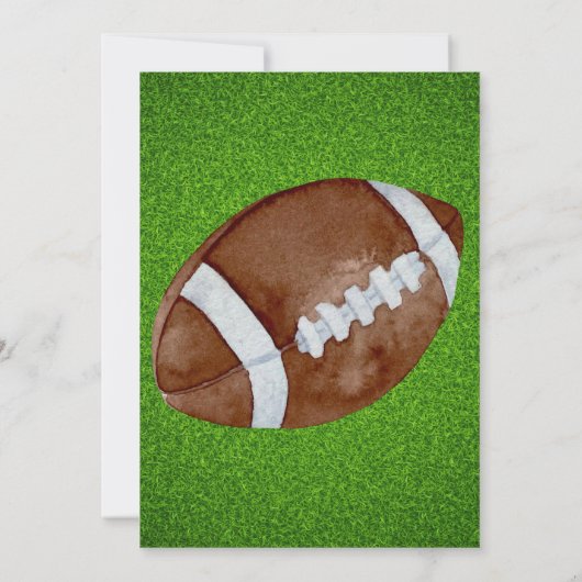 Voetbal Verjaardagsfeest Vertical Bedanktkaart Bedankkaart (Achterkant)