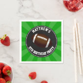 Voetbal verjaardagsfeestje servet (Insitu)