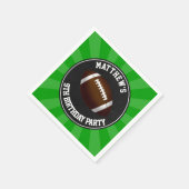 Voetbal verjaardagsfeestje servet (Hoek)