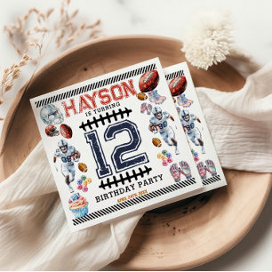 Voetbal verjaardagsfeestje voor jongens servet