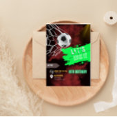 Voetbal verjaardagsuitnodigingen, Voetbal uitnodig Kaart