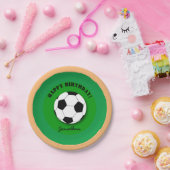 Voetbal Verjaardagswensen (Feest) Papieren Bordje (Feest)