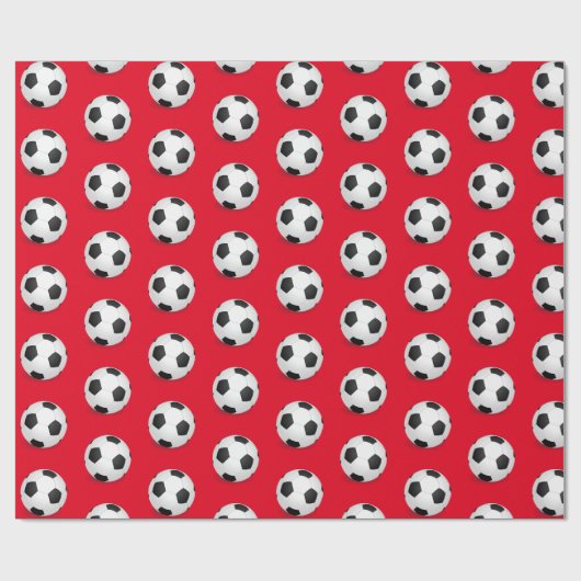 Voetbal verpakt papier (Vlak)