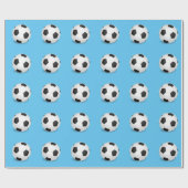 Voetbal verpakt papier (Vlak)
