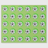Voetbal verpakt papier (Vlak)