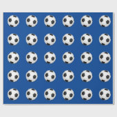 voetbal verpakt papier (Vlak)