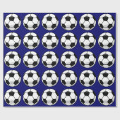Voetbal verpakt papier (Vlak)