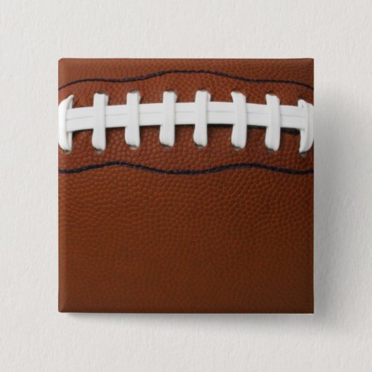 Voetbal Vierkante Button 5,1 Cm (Voorkant)