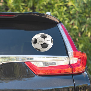 Voetbal Vinyl Sticker Gepersonaliseerde Teamnaam