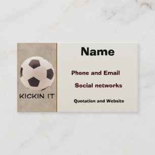 Voetbal Visitekaartje
