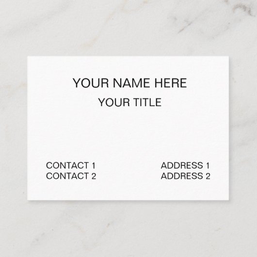 Voetbal Visitekaartje (Achterkant)