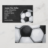 Voetbal Visitekaartje (Voorkant / Achterkant)