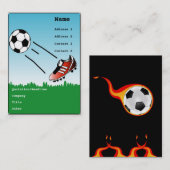 Voetbal visitekaartje (Voorkant / Achterkant)