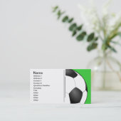 Voetbal Visitekaartje (Staand voorkant)