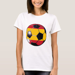 Voetbal Vlag-Spanje De MUSEUM Gifts Transp T-shirt
