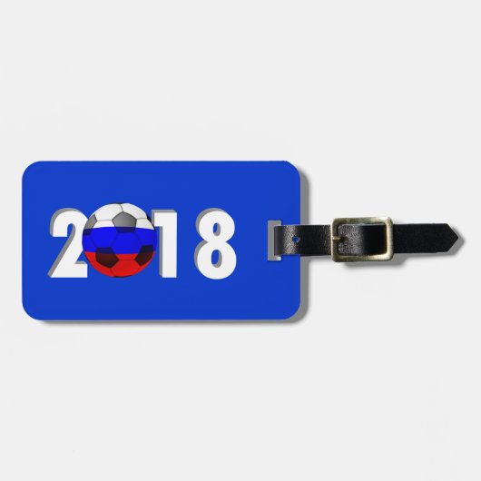 VOETBAL VOETBAL  2018 BAGAGELABEL (Voorkant horizontaal)