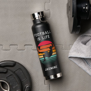 Voetbal Voetbal Aangepaste tekst en naam Meisjes W Waterfles