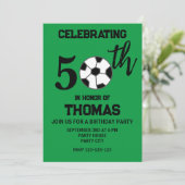 Voetbal Voetbal coach 50e Verjaardag Kaart (Staand voorkant)