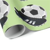 Voetbal Voetbal/Football Cadeaupapier (Rol Hoek)