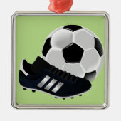 Voetbal Voetbal/Football Metalen Ornament (Voorkant)