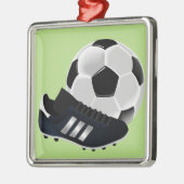 Voetbal Voetbal/Football Metalen Ornament (Links)