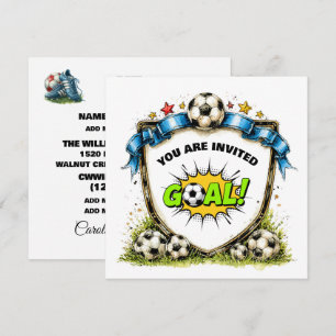 Voetbal - Voetbal Frame Kaart