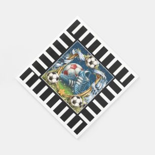 Voetbal - Voetbal Frame Servet