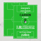  Voetbal voetbal jongen verjaardag  Kaart (Voorkant / Achterkant)