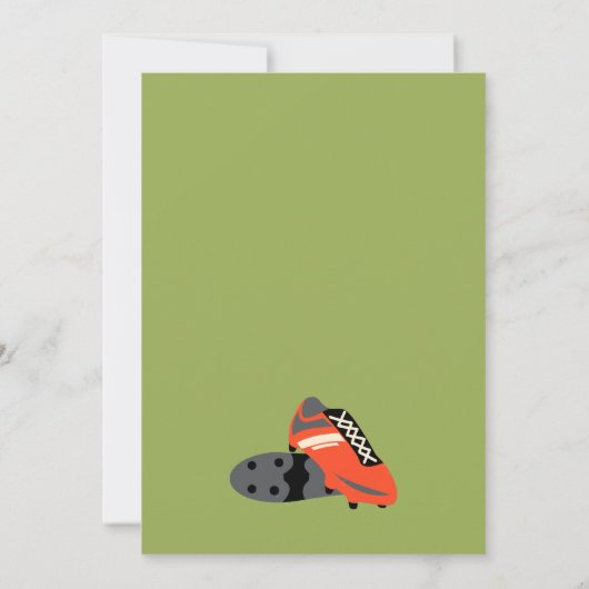 Voetbal voetbal  kaart (Achterkant)