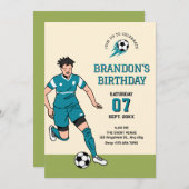 Voetbal voetbal  kaart (Voorkant / Achterkant)