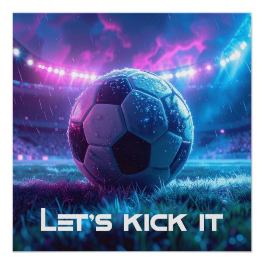 VOETBAL - VOETBAL - LAATSTE KICKEN PERFECT POSTER (Voorkant)