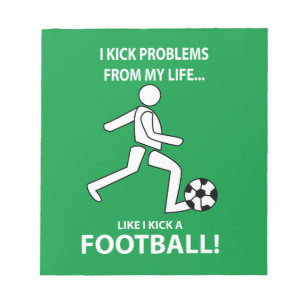 Voetbal Voetbal Sport Coach Voetbal Voetbal Notitieblok