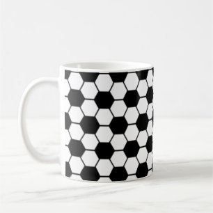Voetbal / Voetbal Textuur Patroon Koffiemok