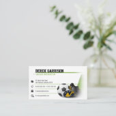 Voetbal | Voetbal Visitekaartje (Staand voorkant)