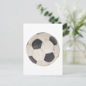 Voetbal Voetbal Voetbal Soccer Game Briefkaart (Staand voorkant)