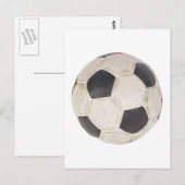 Voetbal Voetbal Voetbal Soccer Game Briefkaart (Voorkant / Achterkant)