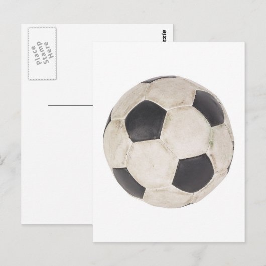 Voetbal Voetbal Voetbal Soccer Game Briefkaart (Voorkant / Achterkant)