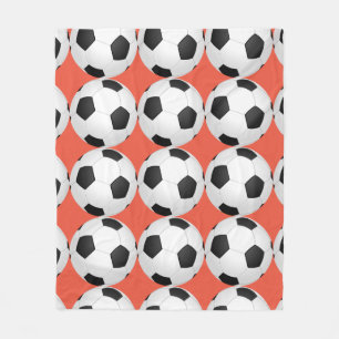 Voetbal Voetbalket van voetganger Fleece Deken