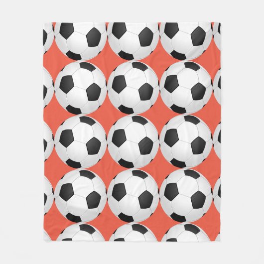 Voetbal Voetbalket van voetganger Fleece Deken (Voorkant)