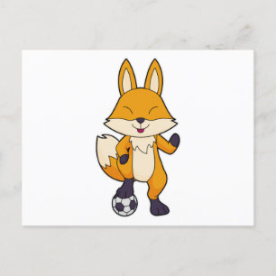 Voetbal Voetballer Voetbal Briefkaart