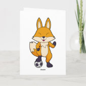 Voetbal Voetballer Voetbal Kaart (Achterkant)