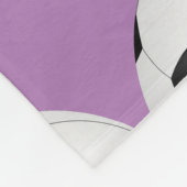 Voetbal Voetbalspeler Meisjes fleece deken (Hoek)
