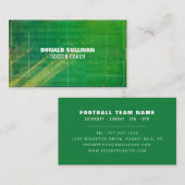 Voetbal, voetganger/coach/Ref Visitekaartje (Voorkant / Achterkant)