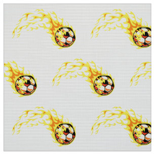 Voetbal voor blazing Futbol Stof